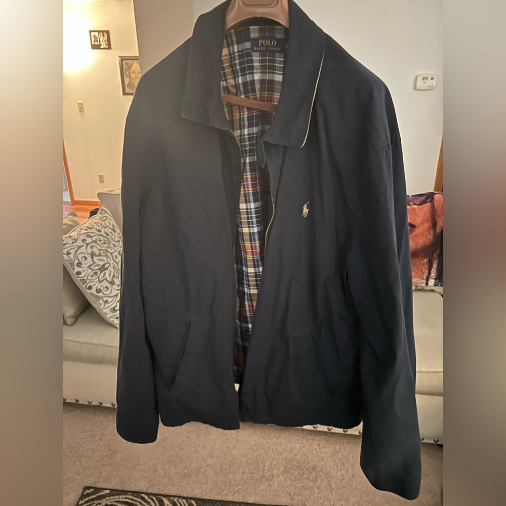 Polo by Ralph Lauren zip front windbreaker jacket